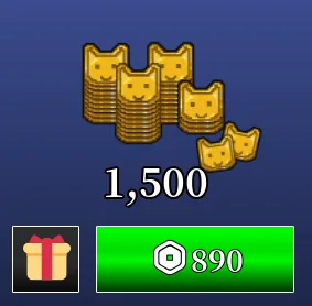 1500 Moedas de Animais