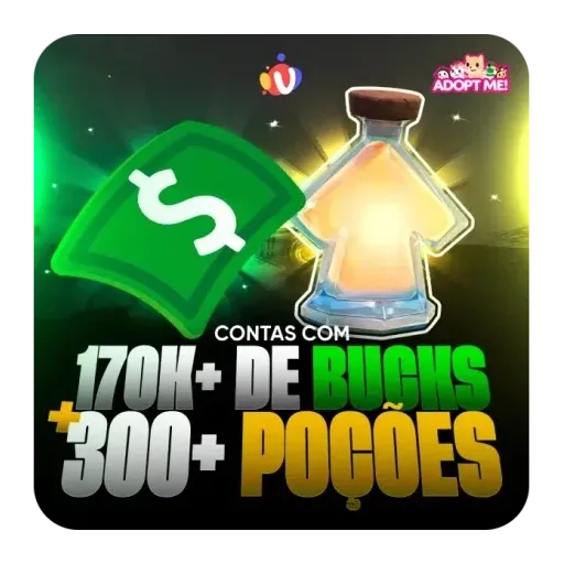 170.000 Dinheiro + 300 Poções