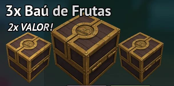 Novo no catálogo: 3x Baú de Frutas