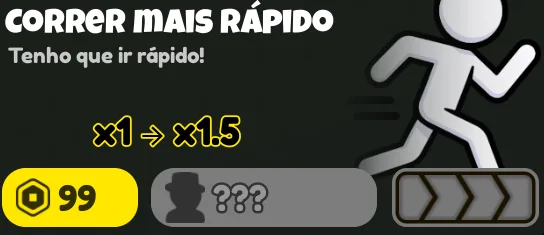 Correr mais rápido!