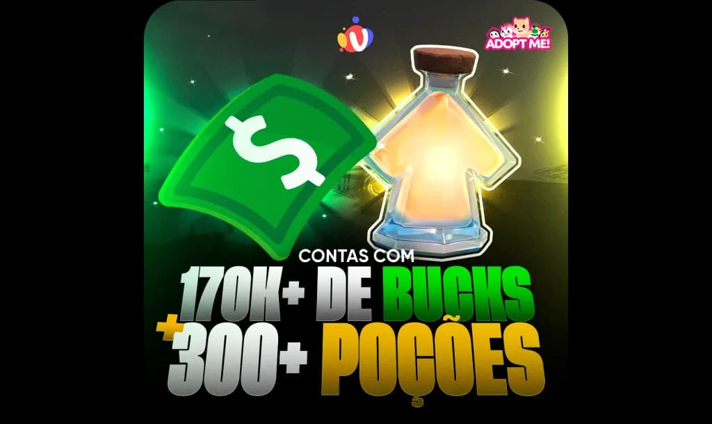 170.000 Dinheiro + 300 Poções