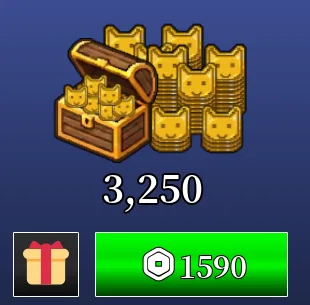 3250 Moedas de Animais.