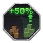 +50% Capacidade de Itens do Terreno