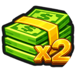 2x Dinheiro