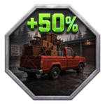 +50% Aumento de Peso do Carro