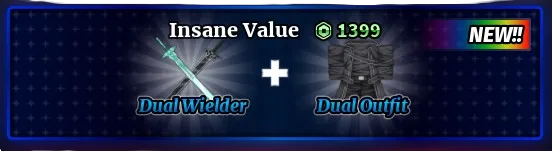 Pacote Dual Wielder + Roupa Dual