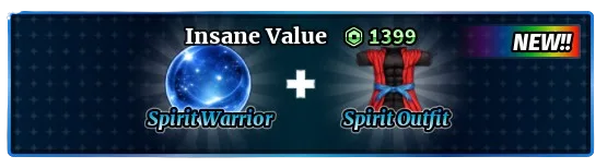 Pacote Spirit Warrior + Spirit Outfit