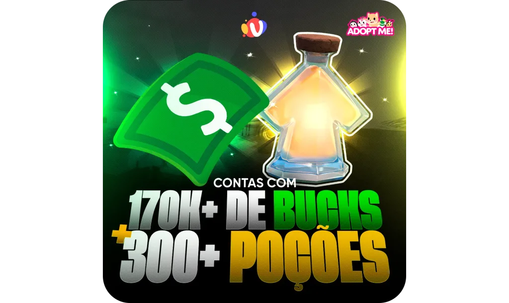 170.000 Dinheiro + 300 Poções