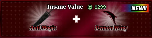 Pacote Anti Magic + Demon Wing