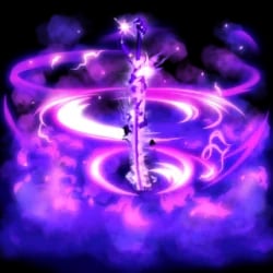 Purple Oni Katana Explosion