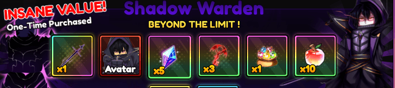 Pacote Shadow Warden