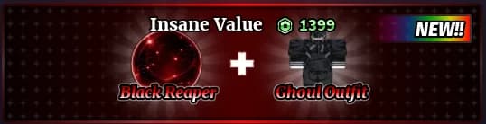 Pacote Black Reaper + Ghoul Outfit