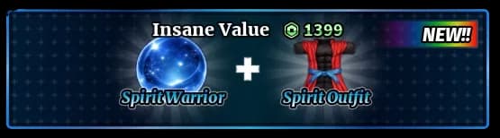 Pacote Spirit Warrior + Spirit Outfit
