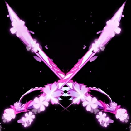 Dual Sakura Katana