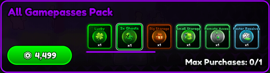 Todas Gamepasses