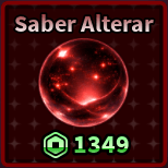 Itens para criar o Poder Saber Alter (Corrupted Excalibur) + Habilidade do F