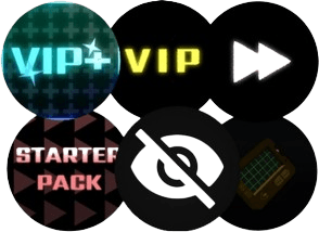 Todas as Gamepasses & Pacote Iniciante